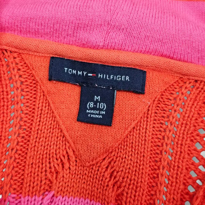 [BUNJANG] XS Tommy Hilfiger 스트라이프 니트 후드 / XS Tommy Hilfiger 스트라이프 니트 후드