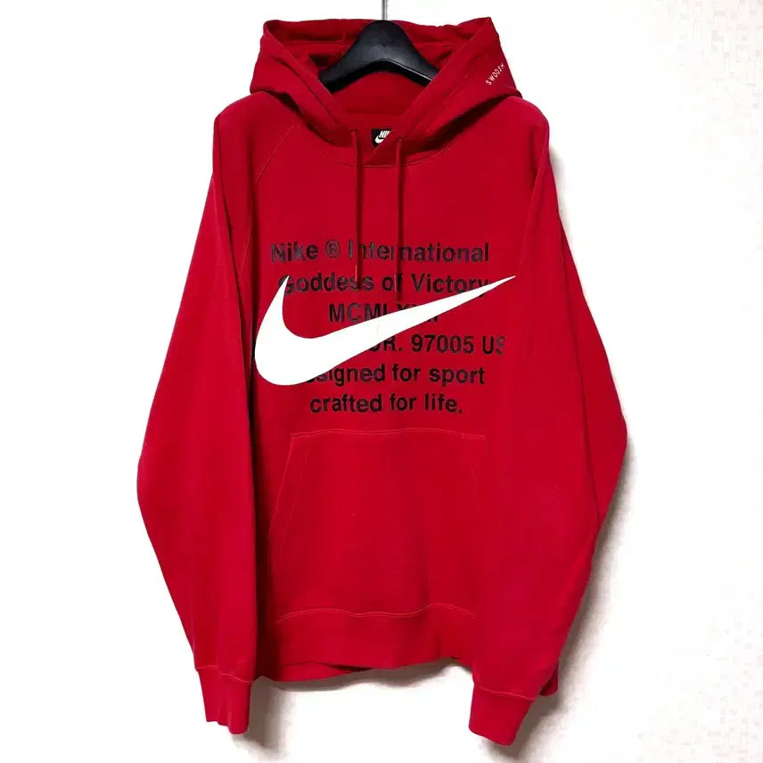 [SOLD OUT] [XXL,110]나이키 빅스우시 후드티 레드