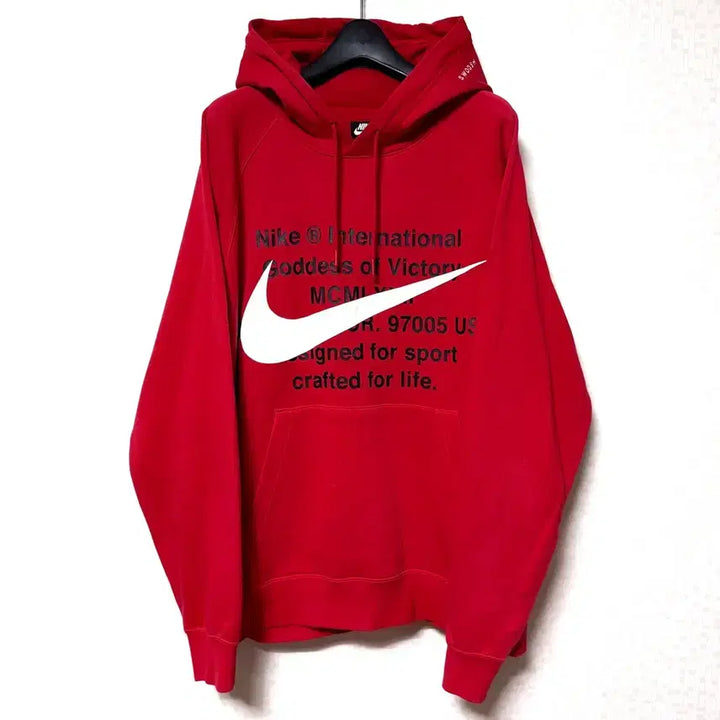[SOLD OUT] [XXL,110]나이키 빅스우시 후드티 레드