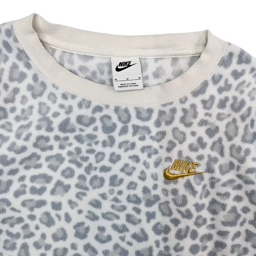 [BUNJANG] 85 NIKE 나이키 플리스 레오파드 맨투맨 / 85 NIKE 나이키 플리스 레오파드 맨투맨