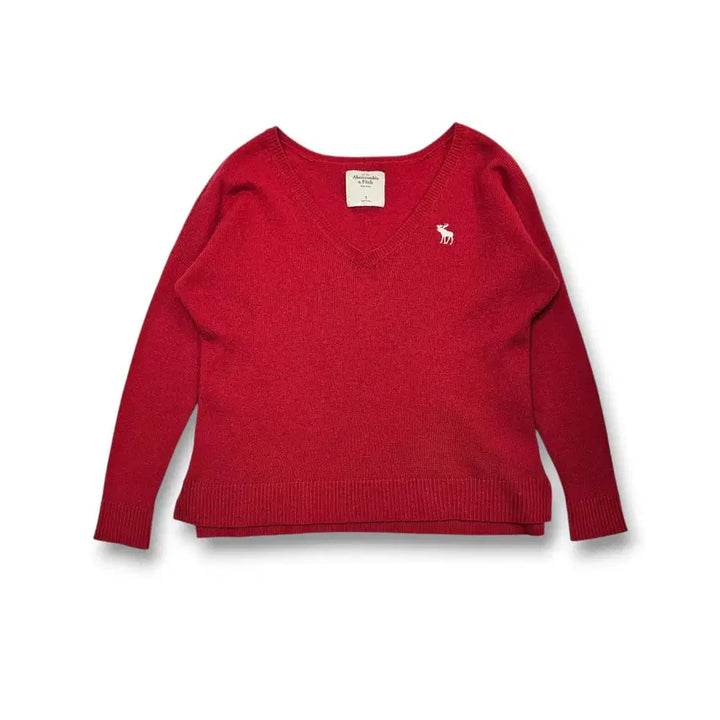 [BUNJANG] S Abercrombie &amp; Fitch 브이넥 니트 스웨터 / S Abercrombie &amp; Fitch 브이넥 니트 스웨터