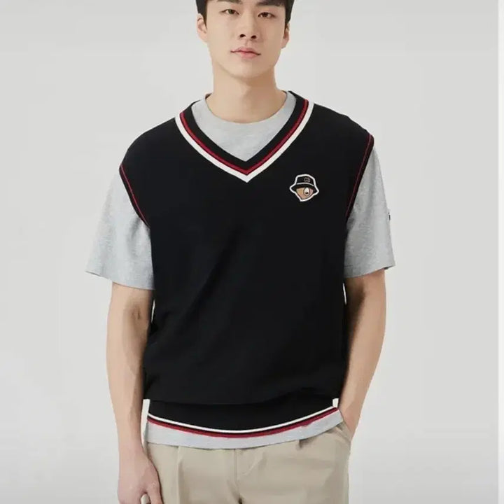 [BUNJANG] 골든베어 V넥 니트 조끼 /골프웨어 /세재품 / 골든베어 V넥 니트 조끼 /골프웨어 /세재품