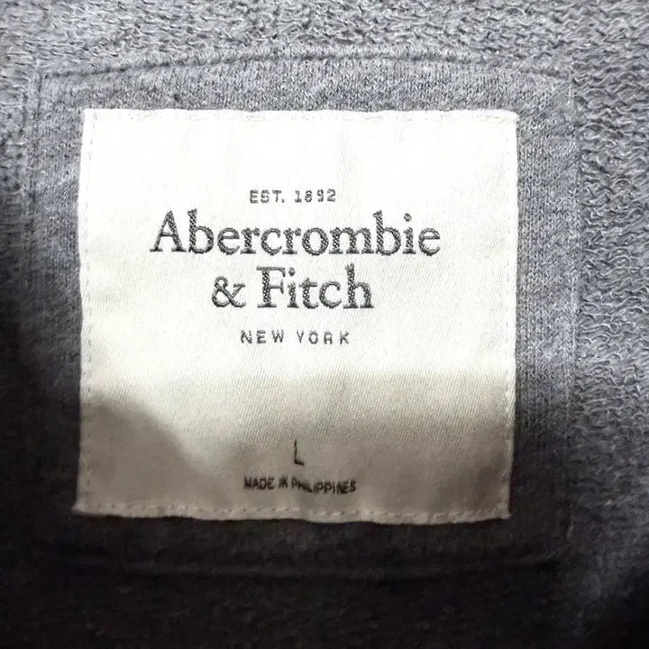 [BUNJANG] Abercrombie &amp; Fitch Big Logo Hoodie Gray / [L,100]아베크롬비 빅로고 후드티 그레이