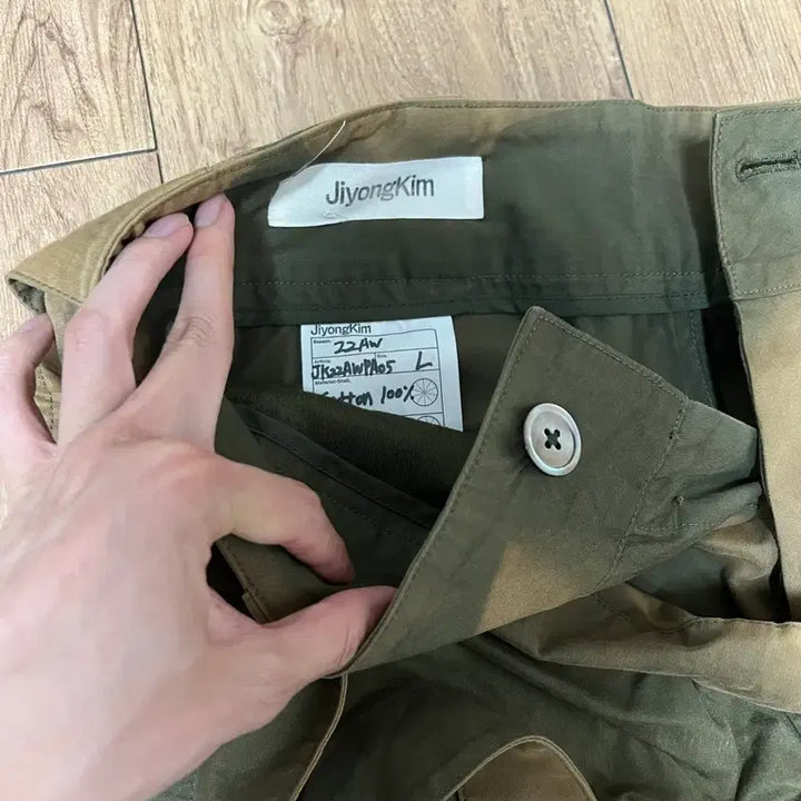 [SOLD OUT] [L] 22aw Jiyongkim doble front pants