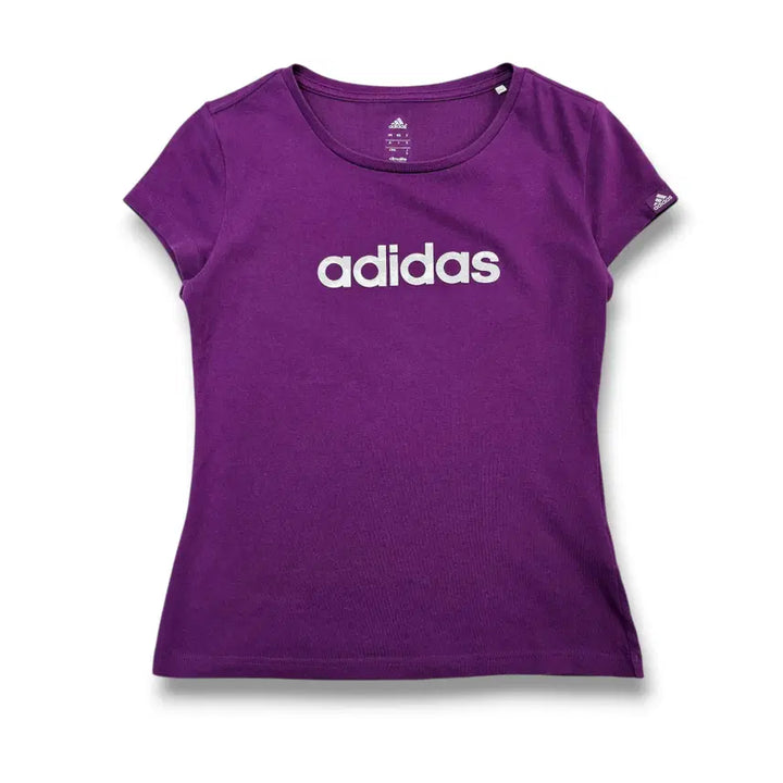 [BUNJANG] Adidas Glitter Logo Short Sleeve T-shirt / S ADIDAS 글리터 로고 반팔 티셔츠