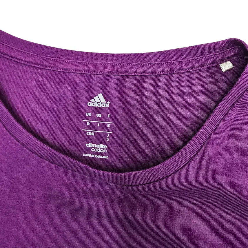[BUNJANG] Adidas Glitter Logo Short Sleeve T-shirt / S ADIDAS 글리터 로고 반팔 티셔츠