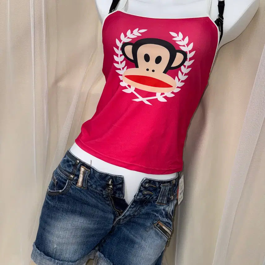 [BUNJANG] Paul Frank Julius Camisole Pink XS / XS Paul Frank 줄리어스 캐미솔 핑크
