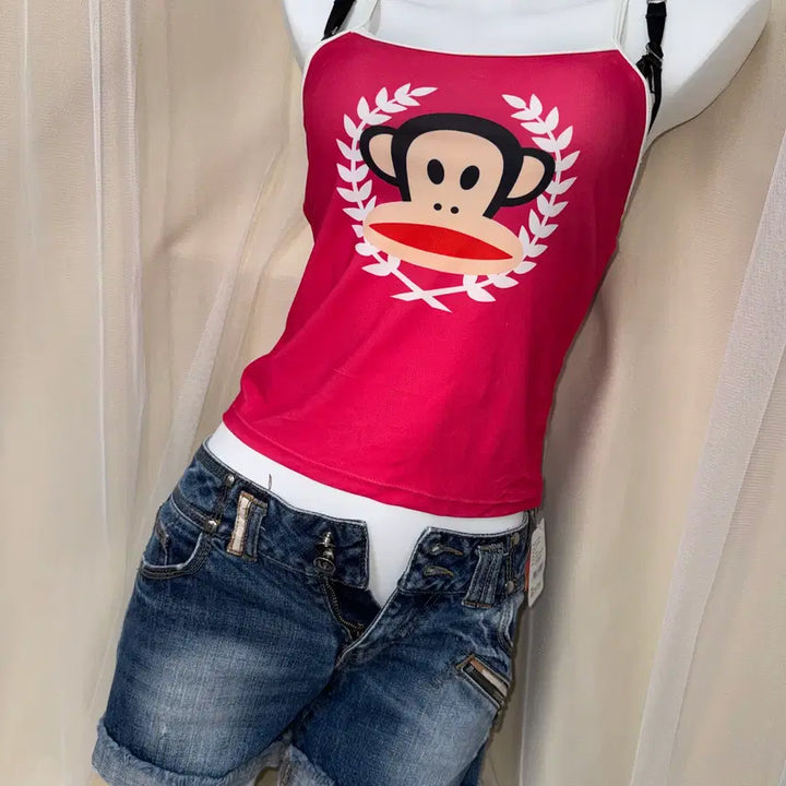 [BUNJANG] Paul Frank Julius Camisole Pink XS / XS Paul Frank 줄리어스 캐미솔 핑크