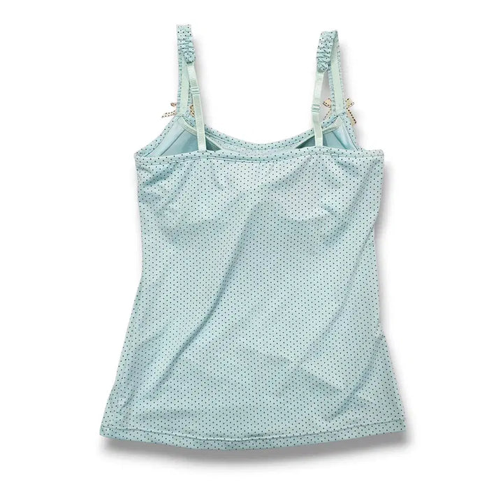 [BUNJANG] XS VTG Mint Chocolate Frill Sleeveless Top / XS VTG 민트초코 프릴 슬리브리스