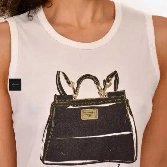 [BUNJANG] Dolce &amp; Gabbana I Want To Be Sicily Crew Neck Tank Top / 돌체앤가바나 아이원트 투비 시칠리아 크루넥  탱크탑 민소매