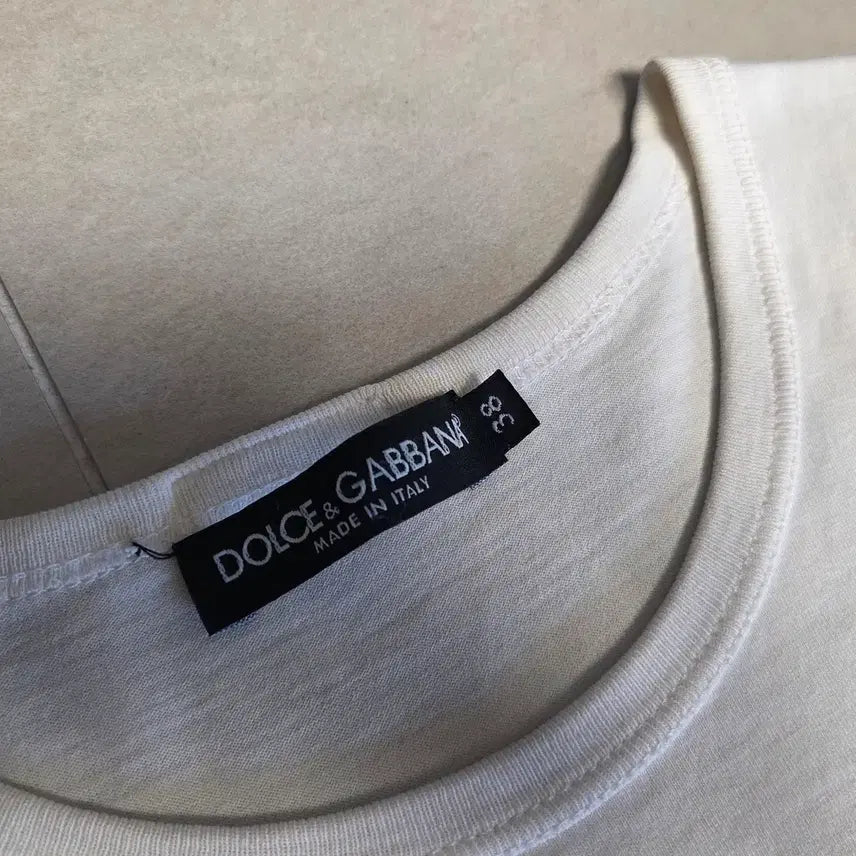 [BUNJANG] Dolce &amp; Gabbana I Want To Be Sicily Crew Neck Tank Top / 돌체앤가바나 아이원트 투비 시칠리아 크루넥  탱크탑 민소매