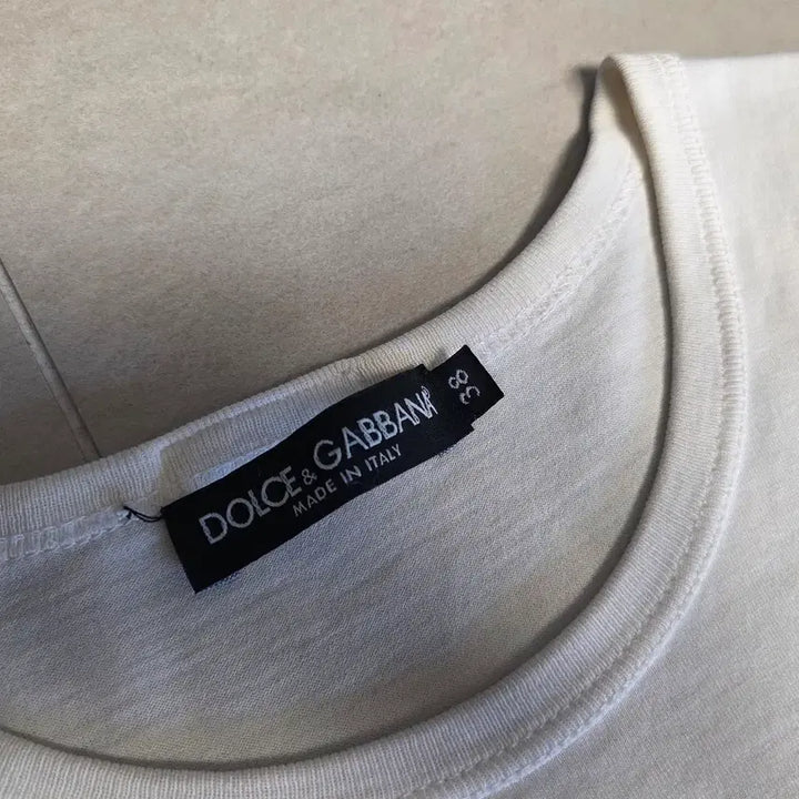 [BUNJANG] Dolce &amp; Gabbana I Want To Be Sicily Crew Neck Tank Top / 돌체앤가바나 아이원트 투비 시칠리아 크루넥  탱크탑 민소매