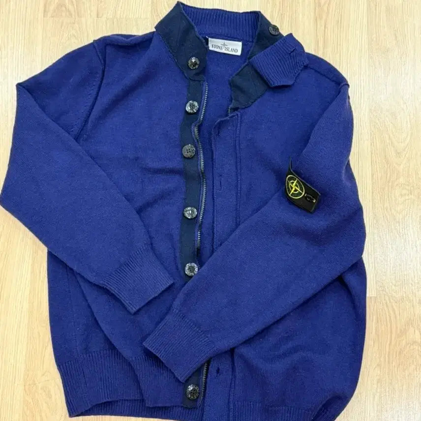 [BUNJANG] Stone Island Navy Cardigan / 스톤아일랜드 가디건