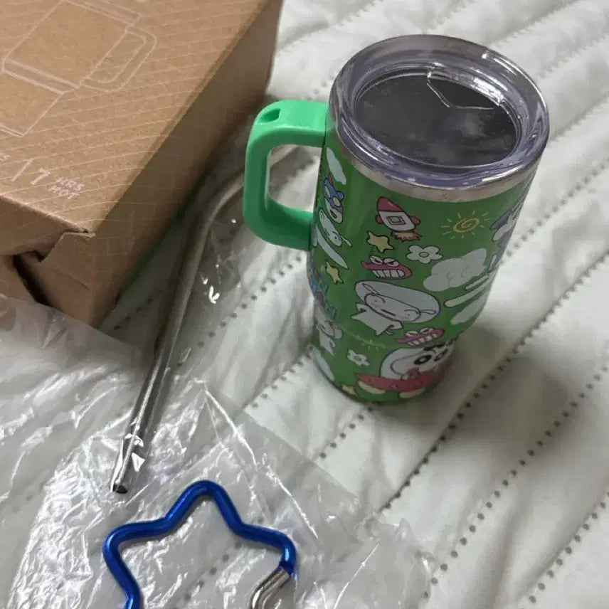 [BUNJANG] Stanley x Crayon Shin-chan Collaboration Mini Tumbler Keychain / 스탠리 짱구 콜라보 미니 텀블러 키링 새상품