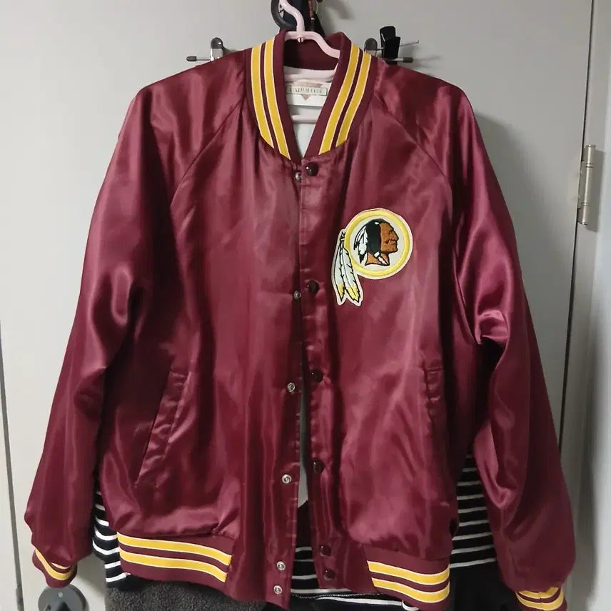 [BUNJANG] Stadium Club Redskins Satin Jacket / 80s Stadium Club Redskins Satin Jacket