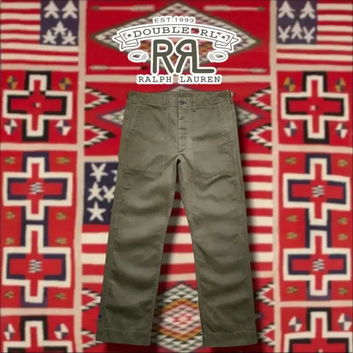 [BUNJANG] RRL Herringbone Fatigue Pants / [33x32] RRL 더블알엘 헤링본 퍼티그 팝니다