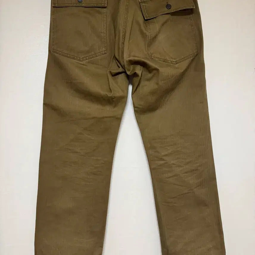 [BUNJANG] RRL Herringbone Fatigue Pants / [33x32] RRL 더블알엘 헤링본 퍼티그 팝니다