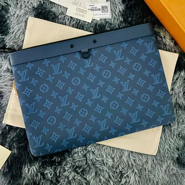 [BUNJANG] Louis Vuitton Discovery Pochette Tougo Monogram Clutch Bag / [새상품급/풀구성] 루이비통 디스커버리 쉐도우 투고 클러치 백
