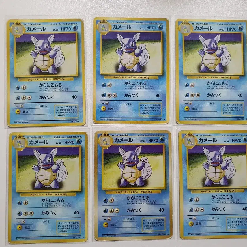 [BUNJANG] Pokemon 1996 Charizard Blastoise Venusaur Eevee Japanese First Edition Card / (이벤트)포켓몬카드 1996 리자몽 거북왕 이상해꽃 이브이 초판 일본판