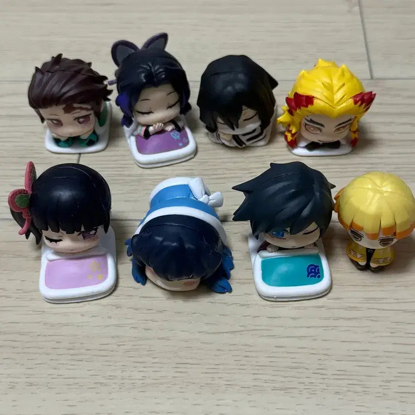 [BUNJANG] Demon Slayer Onemutan Gacha Keyring Bundle Set (Sealed) / 일괄) 귀멸의칼날 오네무탄 미개봉 코코미에 가챠 키링 기유렌고쿠무이치로