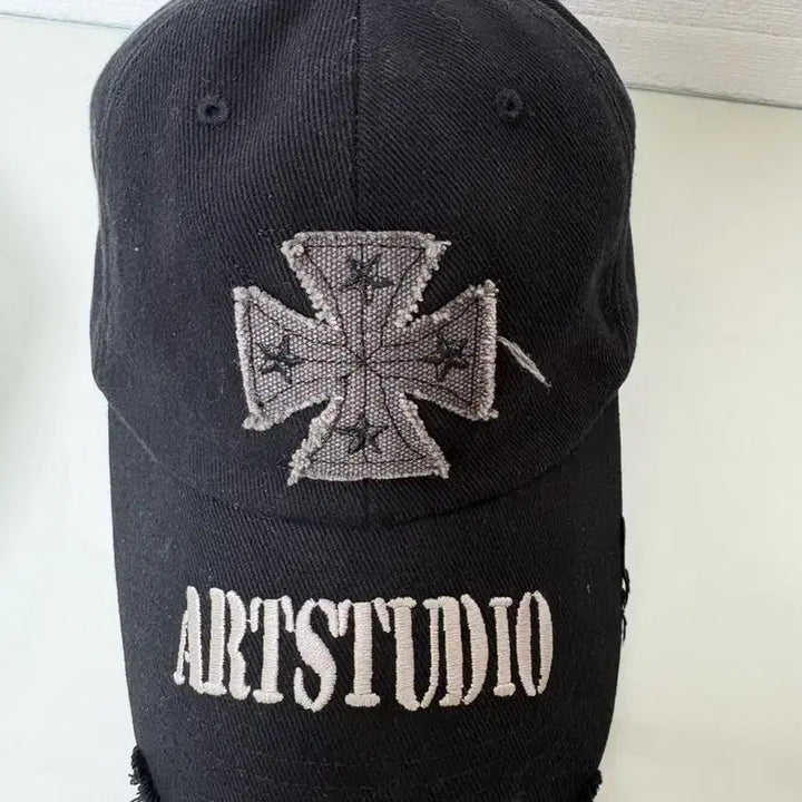 [SOLD OUT] ETCE 크로스 디스트로이드 볼캡 블랙 M