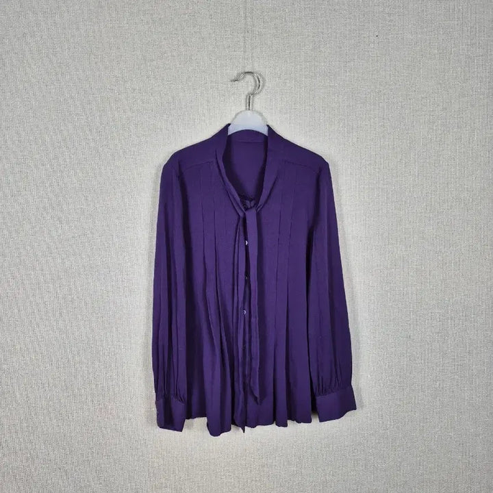[BUNJANG] Purple Rayon Blouse / 