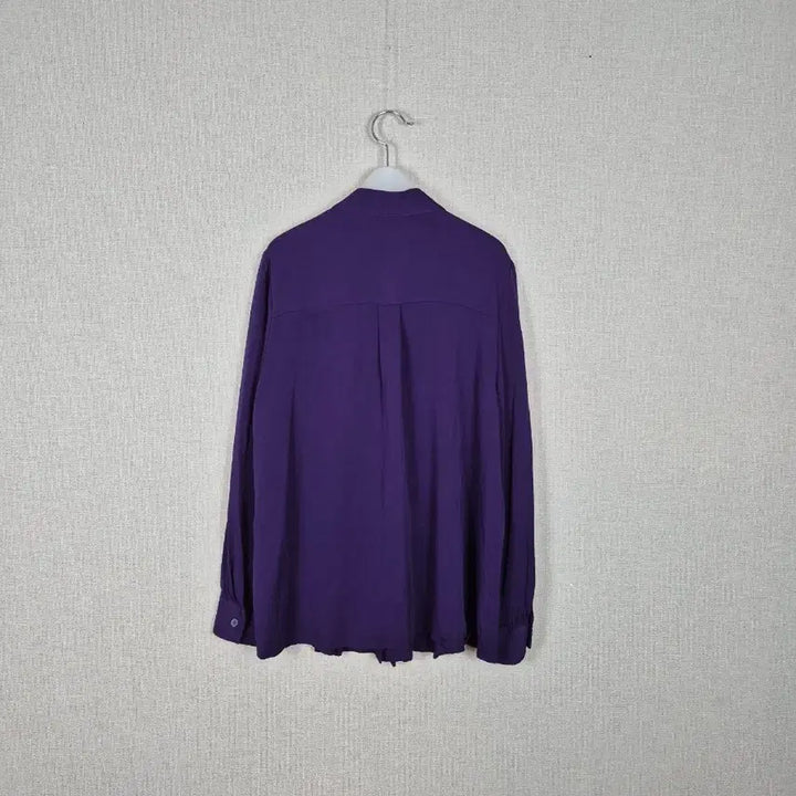 [BUNJANG] Purple Rayon Blouse / 
