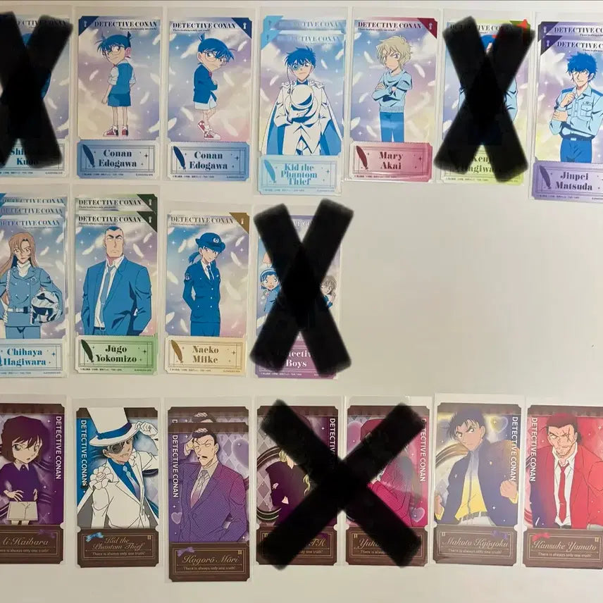 [BUNJANG] Detective Conan Ticket Like Collection Vol. 1-2 / 명탐정 코난 티켓 라이크 컬렉션 1~2탄 교환/판매합니다