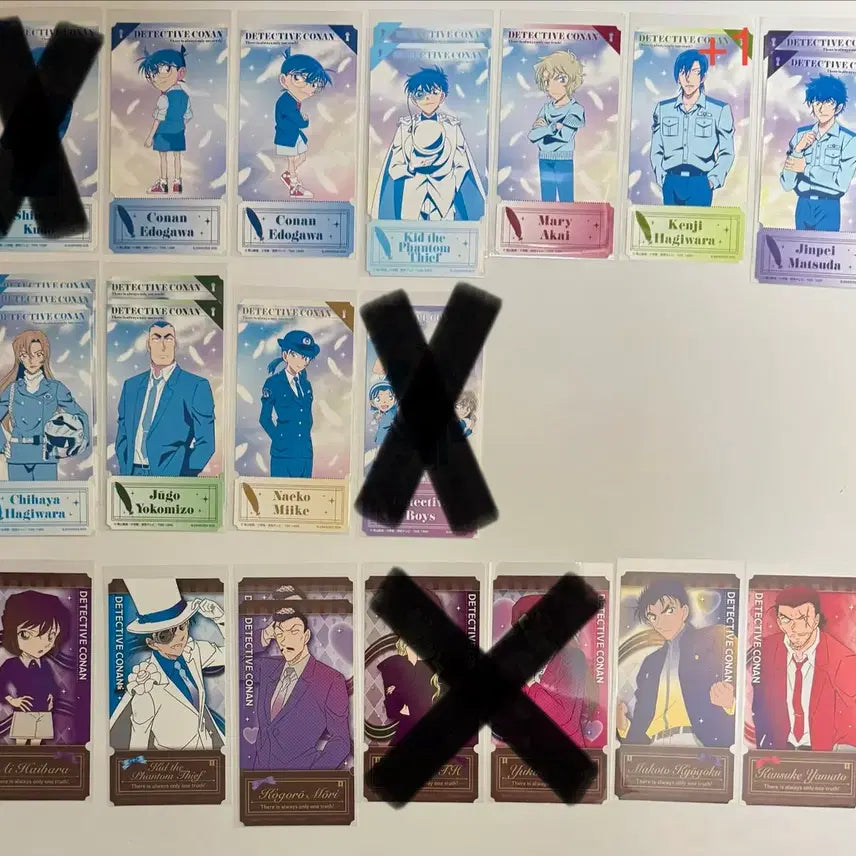 [BUNJANG] Detective Conan Ticket Like Collection Vol. 1-2 / 명탐정 코난 티켓 라이크 컬렉션 1~2탄 교환/판매합니다