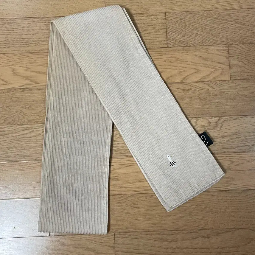 [BUNJANG] CXX Corduroy Muffler Beige / CXX 코듀로이 머플러 베이지