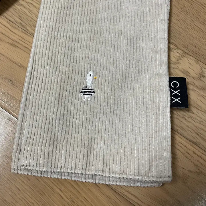 [BUNJANG] CXX Corduroy Muffler Beige / CXX 코듀로이 머플러 베이지