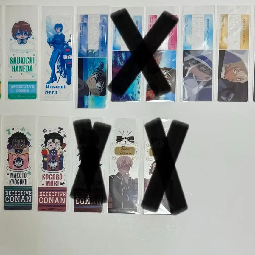[BUNJANG] Detective Conan Bookmark Collection (Sets 4-5) / 명탐정 코난 북마크 컬렉션 4~5탄 판매합니다
