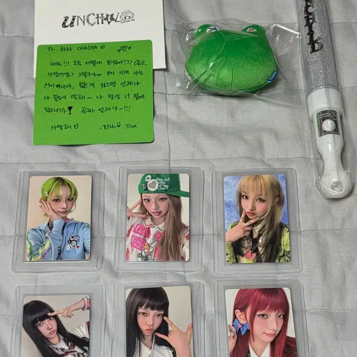 [SOLD OUT] 최저가 언차일드 UNCHILD TINA 친필 쇼케이스 공방 풀셋 나하은