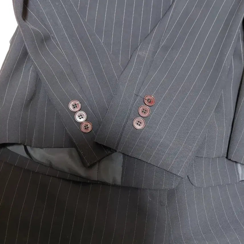 [BUNJANG] Renoma Navy Striped Suit Set / 55) renoma 레노마 여름 네이비 스트라이프 정장 셋업