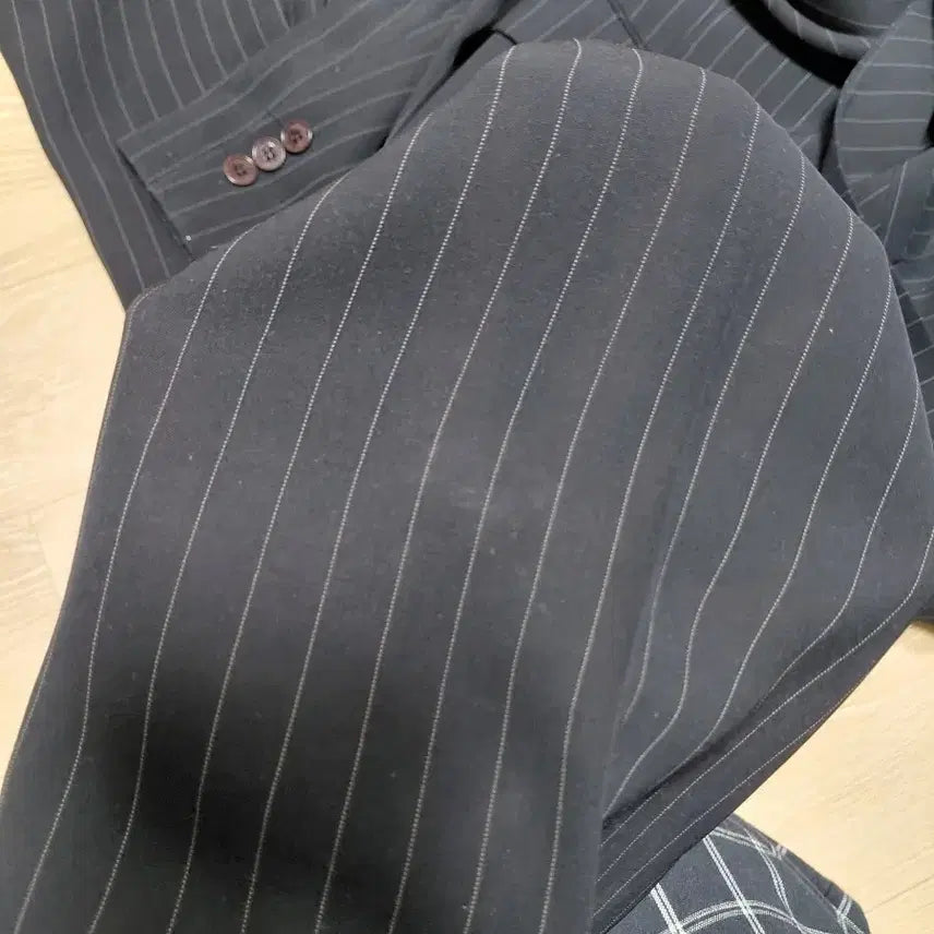 [BUNJANG] Renoma Navy Striped Suit Set / 55) renoma 레노마 여름 네이비 스트라이프 정장 셋업