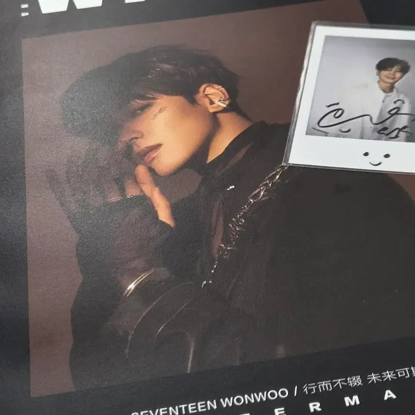 [BUNJANG] SEVENTEEN Wonwoo WAVES Chinese Magazine POB Photocard Set / 세븐틴 원우 WAVES 중국 잡지 화보 특전 포카 세트