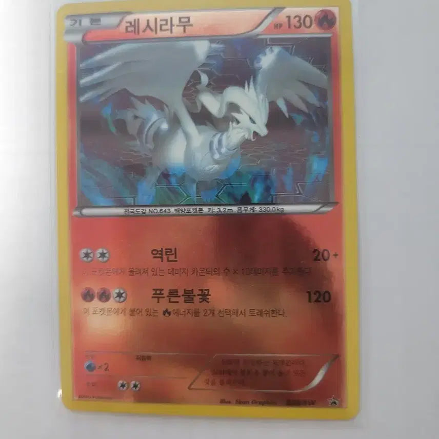 [SOLD OUT] 포켓몬 카드 레시라무 BW