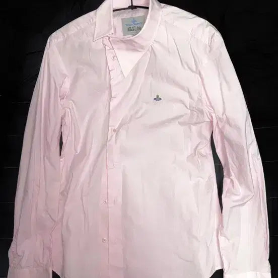 [BUNJANG] Vivienne Westwood Anglomania Diagonal Collar Shirt / 비비안웨스트 우드 사선 카라 셔츠