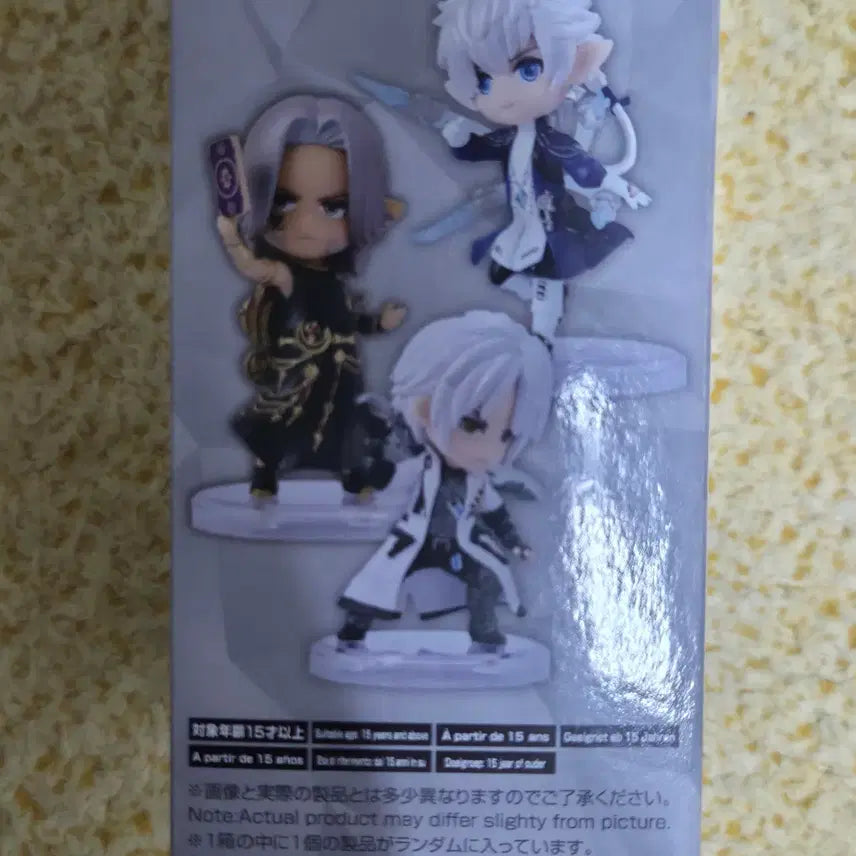 [BUNJANG] Final Fantasy XIV Sancred Mini Figure and Acrylic Set / ff14 파판14 산크레드 미니 피규어 미니 꼬친 아크릴 일괄 판매