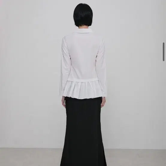[BUNJANG] Flare Up Dani Frill Shirt White / 플레어업 다니 프릴 셔츠 화이트 2