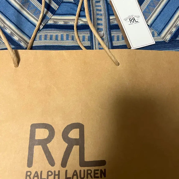 [BUNJANG] RRL Buffalo Western Jacquard Shirt Indigo L / RRL 더블알엘 Buffalo Western Jacquard Shirt