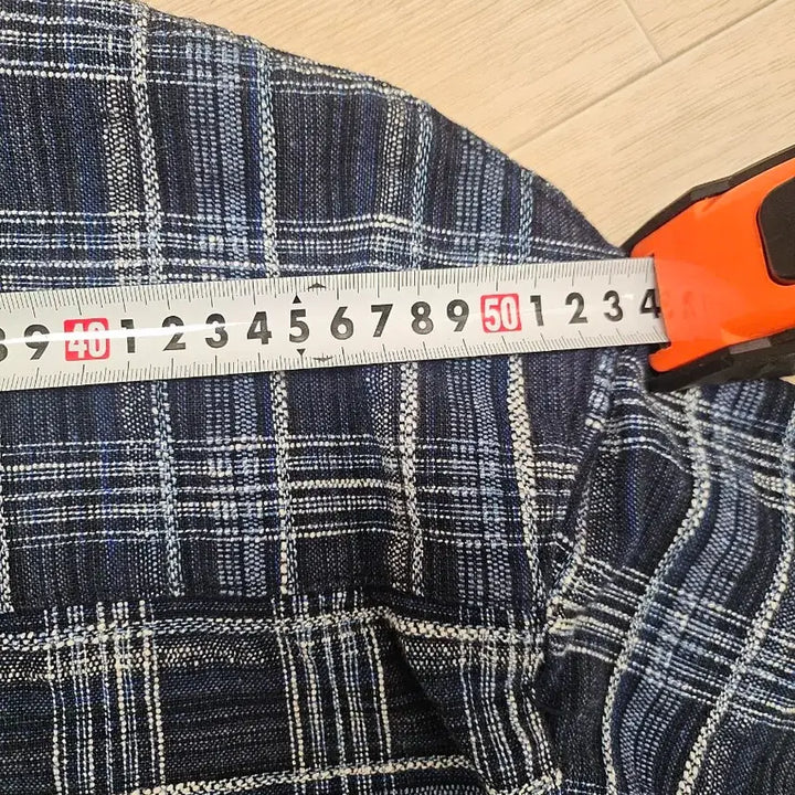 [SOLD OUT] 24SS SYSTEM 이태리 셔닐 체크 반팔 셔츠 105