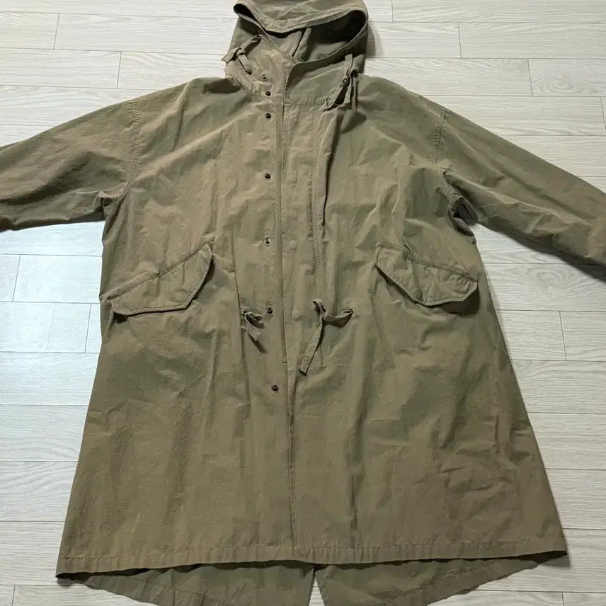 [BUNJANG] Partimento Washed Cotton Fishtail Parka Khaki M / (재판매) 파르티멘토 워싱 코튼 피시테일 파카 카키 M