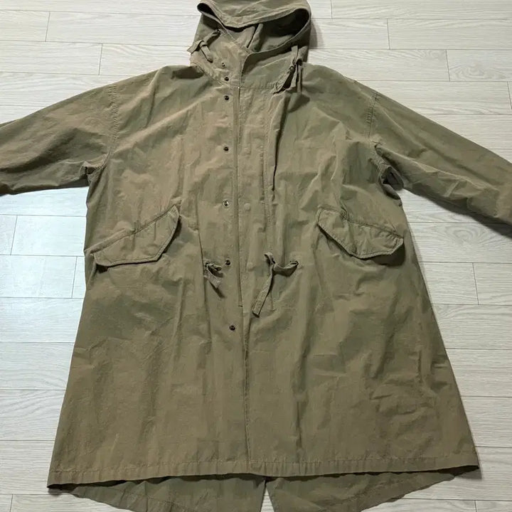 [BUNJANG] Partimento Washed Cotton Fishtail Parka Khaki M / (재판매) 파르티멘토 워싱 코튼 피시테일 파카 카키 M