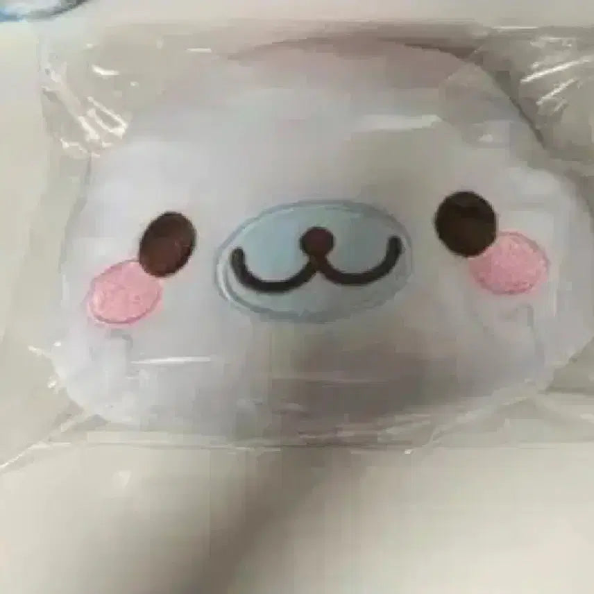 [BUNJANG] San-X Mamegoma Shirogoma Face Pouch Keyring / 바로 결제) 산엑스 마메고마 시로고마 페이스 파우치 키링