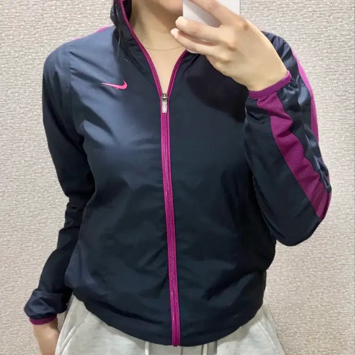 [BUNJANG] Nike Windbreaker Jacket - Purple - Size S / [세탁완료] 나이키 보라 바람막이 S