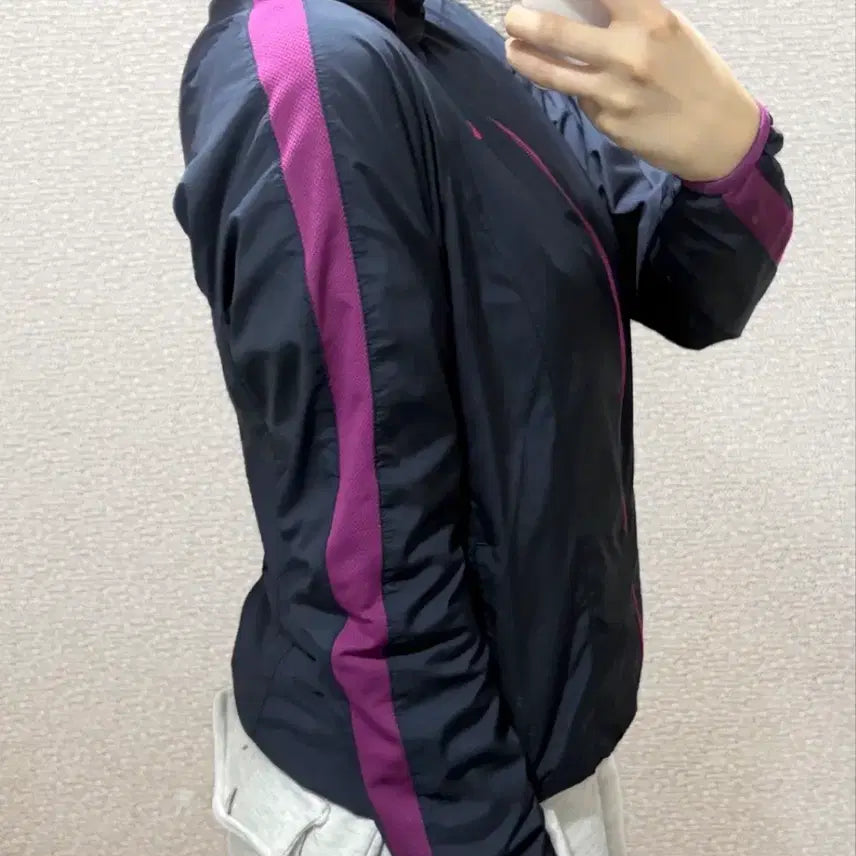 [BUNJANG] Nike Windbreaker Jacket - Purple - Size S / [세탁완료] 나이키 보라 바람막이 S