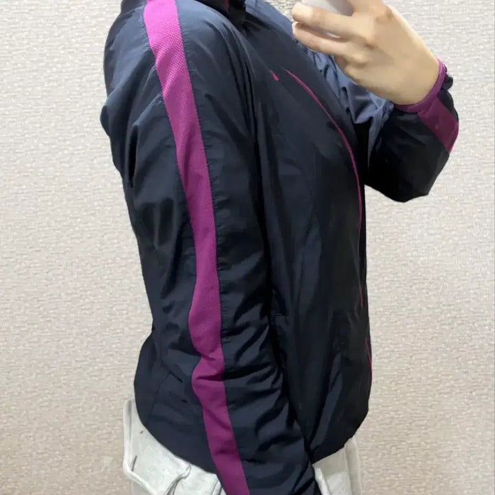 [BUNJANG] Nike Windbreaker Jacket - Purple - Size S / [세탁완료] 나이키 보라 바람막이 S