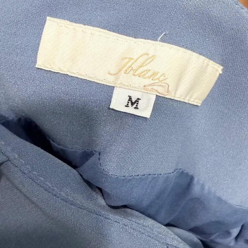 [BUNJANG] Hailey Lineup H Midi Dress (Blue) / 헤일리 라인업 H 미디 원피스 m(블루)