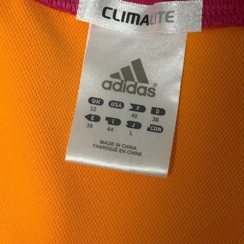 [BUNJANG] Adidas Yellow-Orange Long Sleeve T-shirt / [세탁완료] 아디다스 노랑-주황 긴팔티
